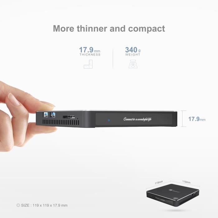 Mini PC Portable Windows 10-Beelink Gemini T341