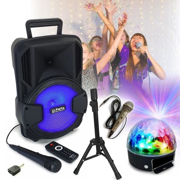 Enceinte Portable Enfant Karaoke Party MOBILE8 - Bluetooth USB SD