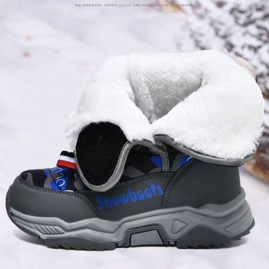 Enfants Bottes De Neige Chaussures Bottes D'hiver Filles Garçons Bottes