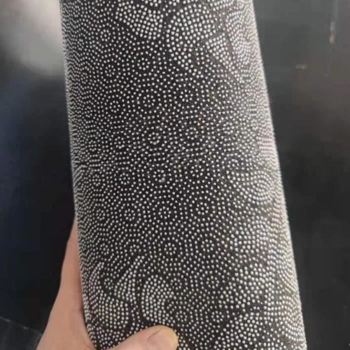 2 Tapis De Cuisine Antidérapants - 40x120cm + 40x60cm, Noir Et Rose - Absorbants Et Lavables