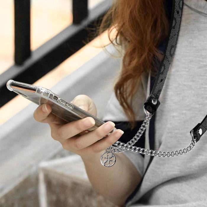 Segus Cordon Telephone Portable, 1 Pièce 8mm Bandouliere Telephone