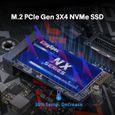 KingSpec - Disque SSD Interne - NXM Series - 256 Go - PCIe Gen3 x4 NVME 1.3 - M.2 2242-3