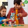 LEGO 71407 Super Mario Ensemble d’Extension La Tour Gelée et le Costume de Peach Chat, Figurine Toad, Jouet Château, Enfants 8 Ans-3