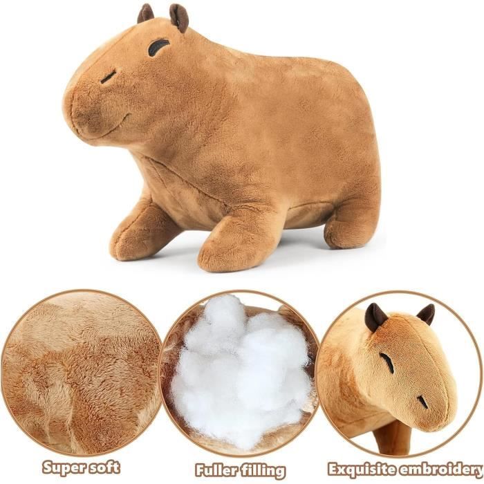 Virtcooy Poupée en Peluche Capybara | Poupées en Peluche Capybara -  Peluches Capybara Confortables, poupées en Forme danimal