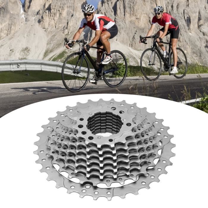 Dilwe Cassette v lo de route 10 vitesses Cassette de v lo 10 vitesses 11 34T Roue libre de v lo de route Cassette de pignon