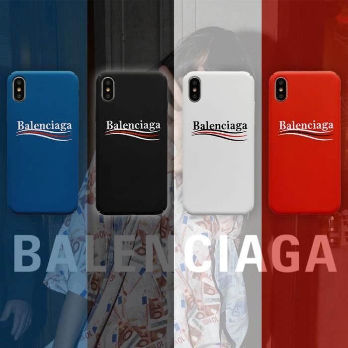 Coque iPhone X XS Balenciaga Blanc Antichoc Premium Coque Compatible iPhone X XS Cdiscount Telephonie