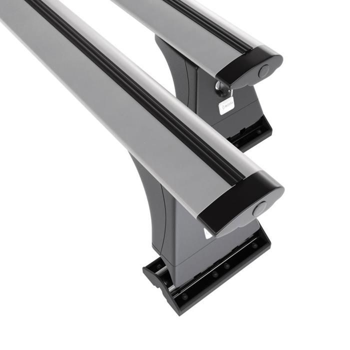 Barres De Toit En Acier Opel Meriva B (2010-2017) - Porte-Bagages Points De Montage - Noir