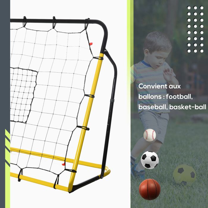 POWERSHOT Filet De Rechange Rebounder Pro 100x100cm - Filet Seul Sans Cadre