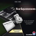 SERIE NOIRE BACKGAMMON - Jeu de plateau - DUJARDIN - Affrontez-vous dans des parties de Backgammon riches en rebondissements !-0