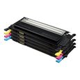 Pack de 4 cartouches de toner cyan, jaune, magenta, noir Samsung CLT-P4072C (SU382A) pour CLP-320/SS060A/CLX-3185 Series-0