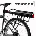 Porte-Bagage Vélo Arrière Universel, Porte-Bagage VTT en Alliage d'Aluminium avec Monte Rapide, Charge maximale 50 kg-0