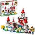 LEGO 71408 Super Mario Ensemble d’Extension Le Château de Peach, Jouet Château Fort, Figurine Bowser, Toadette, Enfant 8 Ans-0