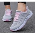 Chaussures Casual Femme - ECELEN - Rose - Respirant - Sneakers-0