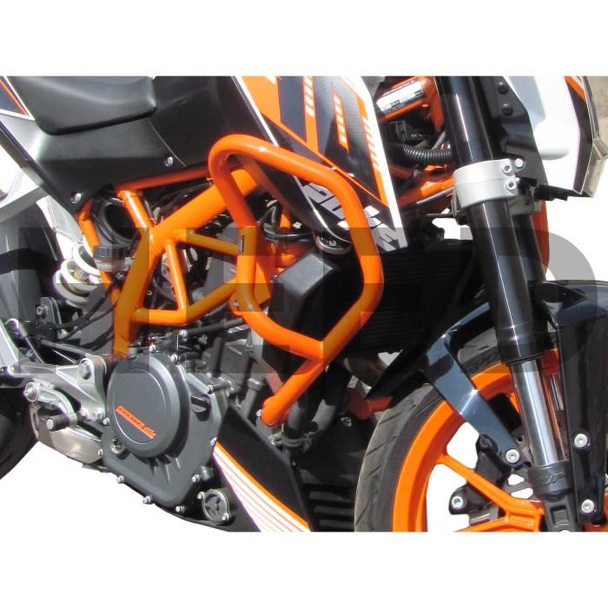 Crash Bars Pare carters Heed KTM 390 Duke (2013 2016) Orange Cdiscount Auto