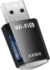 HAUTSTORE WiFi 6 USB Clé WiFi pour PC, AX900 Doublebande (5.8 GHz / 2.4 GHz), Cle WiFi pour MU-MIMO, WPA3