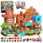 ALFOYU Construction Magnetique Enfant 100 pièces Magnetic Blocks 3+ Jeux Aimants, Bloc de Cube Magnétique de pour Garçon et Fille