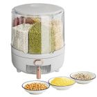 XINXU Boîte Alimentaire Hermétique- conteneur de stockage de céréales - Boite Ronde 360° rotative-Rangement dans les compartiments