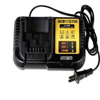 Compatibles Dewalt DCB112/DCB105/DCB200/DCB141-XJ/DCB182 Chargeur de batterie pour batteries Li-ion Dewalt 14.4V 18V 20V