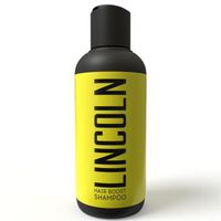 LINCOLN Shampoing pour Hommes - Stimule la Pousse des Cheveux, Naturel - 250 ml