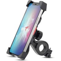 Grefay Support de Vélo Moto Téléphone Guidon de Vélo Moto Berceau Collier avec Rotation 360 pour 3,5 à 6,5 Pouces GPS pour Smartphon