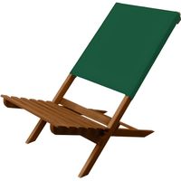 Chaise pliante en bois massif - ERST-HOLZ - 10-352 - Pliable - Vert foncé - Naturel