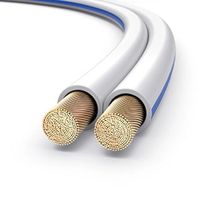 PureLink SP011-030 Câble d'enceinte 2 x 2,5mm² (99,9% OFC cuivre massif 0,10 mm) Câble de haut-parleur Hifi, 30m, bl SP011-03