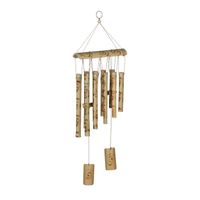 Carillon à vent en bambou - RELAXDAYS - Décoration Feng Shui