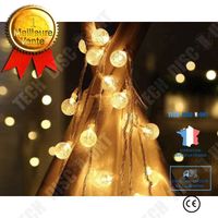 TD® Guirlande Lumineuse LED en Forme de Boule à Bulle, 40 Ampoules Chaîne Lumière Décoration pour Noël Mariage Fête Soirée