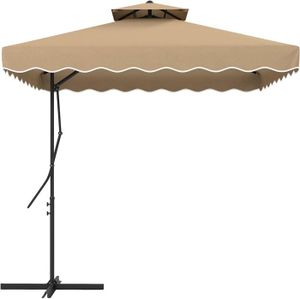 PARASOL Parasol déporté parasol de jardin carré avec pied 