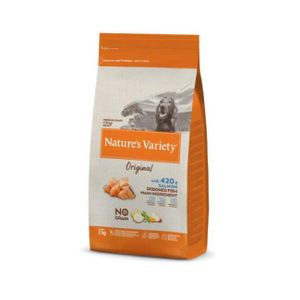 CROQUETTES Croquettes pour chien Nature's Variety True Instinct sans céréales Medium & Maxi Adult Saumon