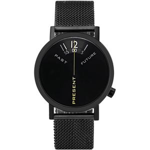 MONTRE Projects Watches Past, Present, Future Black Mesh 