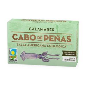 SALADE & PLAT VÉGÉT CABO DE PEÑAS - Calamars à la sauce Eco Américaine