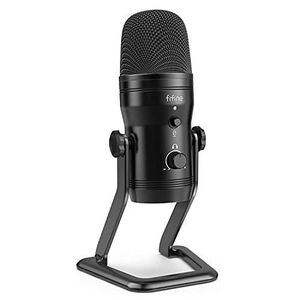 MICROPHONE FIFINE Microphone d'enregistrement de Studio USB Micro Podcast d'ordinateur pour PC, PS4, Mac avec Bouton de Mise en sourdine et