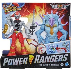 ROBOT - ANIMAL ANIMÉ Figurines Power Rangers Battle Attacker - Pack de 