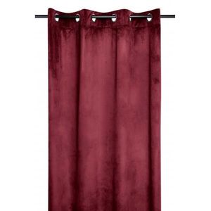 Rideaux Velours Rouge Bordeaux
