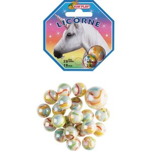 25 Petites Billes En Verre Multicolores - Pour Jouer Ou Création De Casson - Occasion