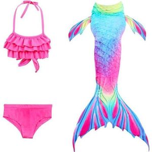 Nivofu Maillot de Bain Fille Enfant 3-12 Ans, Sirène Plage Maillot de Bain,  Une Pièce Maillot de Bain en Tissu Souple à Séchage Rapide, Sirène Imprimé  Maillot Une Pièce pour Fille (10-12