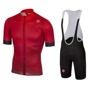 Cuissard De Cyclisme CESANTI Homme – Vin Rouge – Gel Pro – Pro Gel Pad