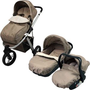 poussette trio oakland 2 black collection