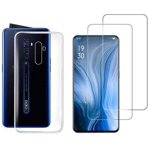 Coque Pour OPPO Reno 2 - Design Bois Avec Fleur Rose - Hydrogel/TPU - Marque Taperso
