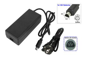 CHARGEUR BATTERIE VÉLO Chargeur de vélo électrique 36V - PowerSmart - 5-Pin - Pour Batterie Phylion - 2A