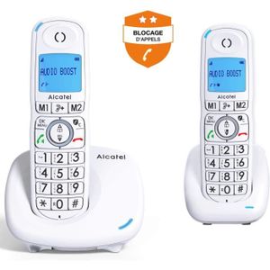 Téléphone fixe Alcatel XL585 Duo Blanc106