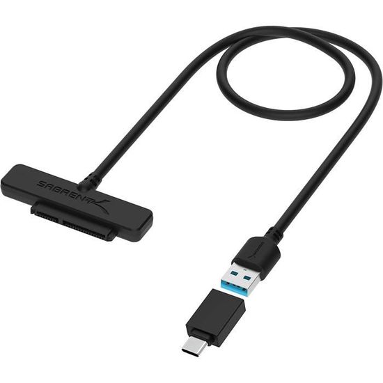 Adaptateur USB C vers SATA - Câble de disque dur type C vers SATA