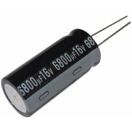 Aerzetix 2x Condensateur /électrolytique chimique 47/µF /± 20/% 400V THT 105/°C 10000h /Ø16x25mm radial