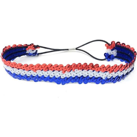 Bandeau éponge Nike Swoosh Classic Blanc/Bleu/Rouge Bandeau éponge Nike Swoosh Classic Blanc/Bleu/Rouge