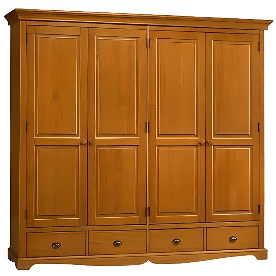 Grande Armoire Penderie Pin Miel De Style Anglais Achat Vente Armoire De Chambre Grande Armoire Penderie Pin Soldes Sur Cdiscount Des Le 20 Janvier Cdiscount