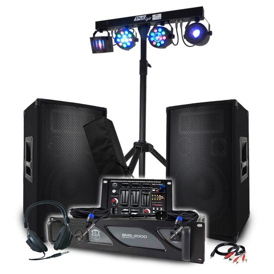 Amplificateur Stéréo BM Sonic BMS2000 - 2x1000W Rack 19 Quot Entr Es Rca Pour 715253
