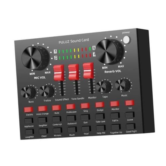 Mélangeur Audio, Carte Son D'interface Audio à 4 Canaux, Port De