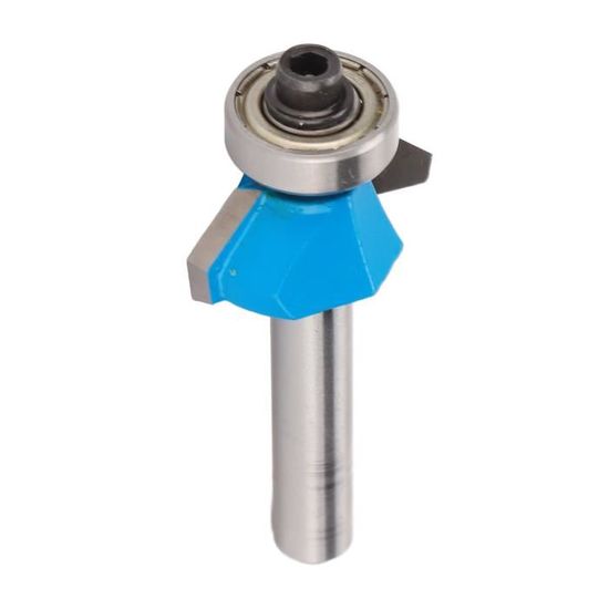 Fraise à Chanfreiner 45° - Tige 8 Mm - Pour Défonceuse/Routeur - Alliage Tungstène Cobalt