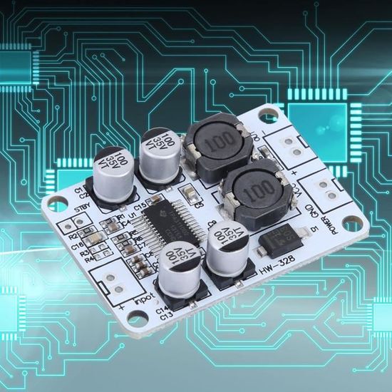 Ampli Audio Numérique Stéréo TPA3110 Bluetooth 4.2 - Alimentation DC 12V-24V - Module Puissance PBTL